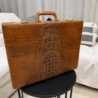 Valigetta 24 ore in coccodrillo