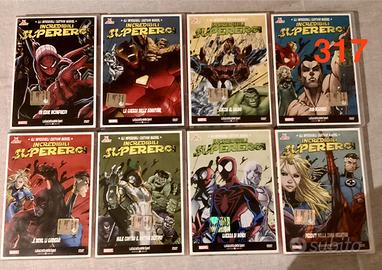 8 DVD incredible Supereroi” Cartoon Della Marvel
