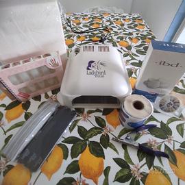 Lotto set ricostruzione unghie/semipermanente/gel