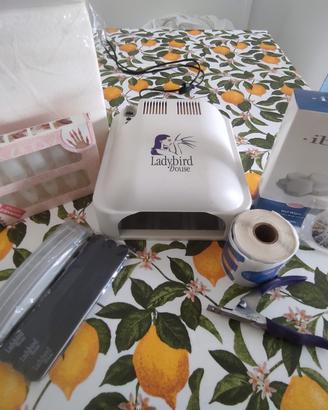 Lotto set ricostruzione unghie/semipermanente/gel