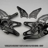 Pedane arretrate STREET TRIPLE 675 R RX 2013 2017