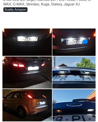 Luci LED per targa
