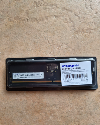 Integral 16GB DDR5 RAM 5600MHz