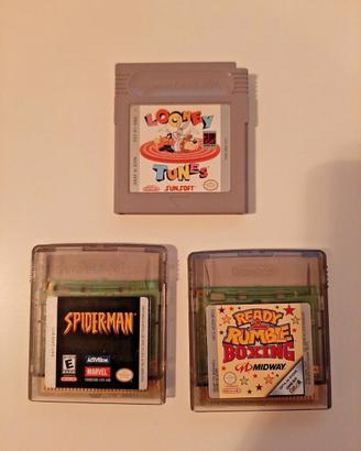Nintendo Gameboy - TRE GIOCHI