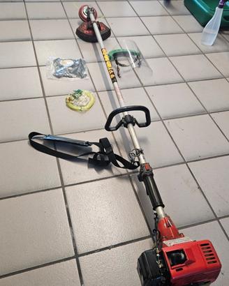 Decespugliatore Mitsubishi con testa-lama-visiera