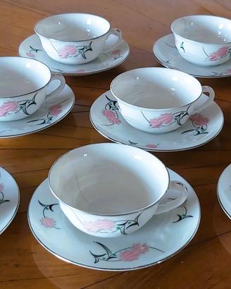 Set 8 tazzine/piatto EPIAG vintage Cecoslovacchia