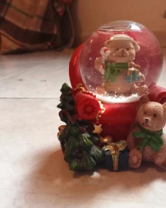 Snowball con orsetto di Natale