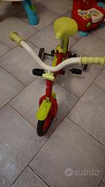 bicicletta con rotelle dai 18 mesi