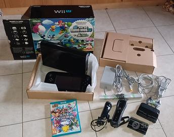 nintendo Wii u con scatola, edizione mario Bros 