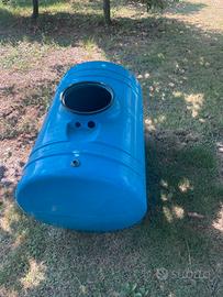 SERBATOIO ORIZZONTALE POLIETILENE BLU ~560 L