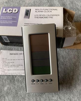 Orologio/Sveglia LCD multifunzioni - NUOVO