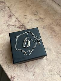 Collana Acciaio Iniziale "D"