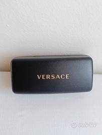 Versace custodia porta occhiali con panno 