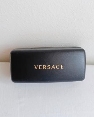 Versace custodia porta occhiali con panno 