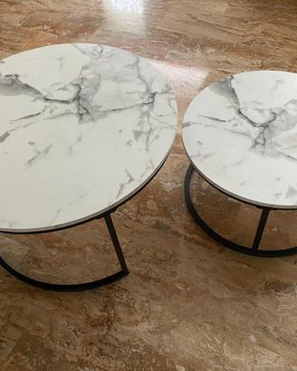 Set di tavolini da soggiorno
