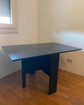 Tavolo legno richiudibile colore nero