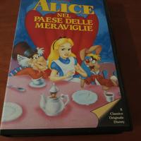 Videocassetta VHS "Alice nel paese delle meravigli