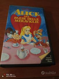 Videocassetta VHS "Alice nel paese delle meravigli