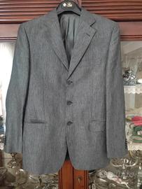 Giacca blazer Conbipel 100% puro lino grigio 48