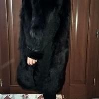 cappotto montone nero