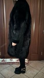 cappotto montone nero