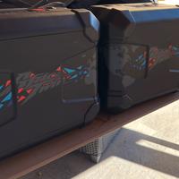 Honda Africa twin valige laterali più bauletto pos