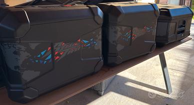 Honda Africa twin valige laterali più bauletto pos