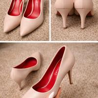 Décolleté nude/beige con tacco – scarpe eleganti