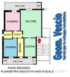 Alloggio zona semicentro, riscaldamento autonomo