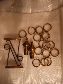 bastone in ottone per tende