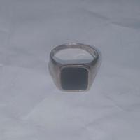 anello argento con onice 