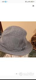 cappello cotone tg 59 grigio  nuovo 
