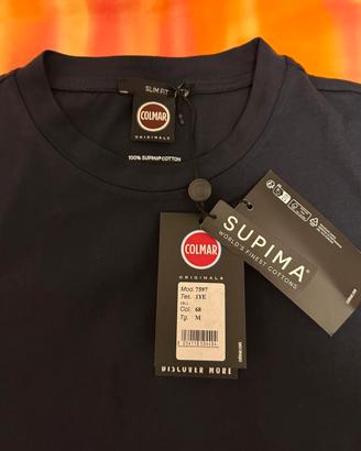 T-shirt blu originale Colmar taglia M