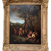 Gerard I Hoet, Baccanale – Olio su Tavola, XVII 