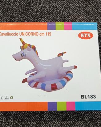 Cavalluccio unicorno gonfiabile BTX