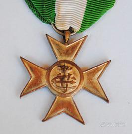 Croce 16 anni di servizio Regio Esercito - Argento