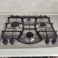 Piastra a gas 4 fuochi. Accensione elettrica