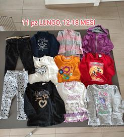 Set 11 pz abbigliamento lungo 12-18, tanti marchi