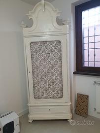 armadio shabby cristalliera espositore libreria