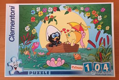 Puzzle Calimero 104 pezzi vintage Clementoni