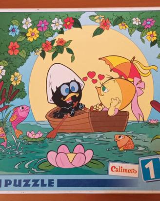 Puzzle Calimero 104 pezzi vintage Clementoni
