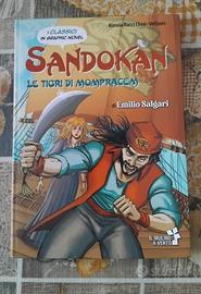 Libro di intrattenimento per ragazzi Sandokan 