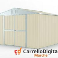 Box struttura lamiera Acciaio 327x307 avorio