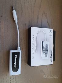 Adattatore convertitore chitarra basso smartphone