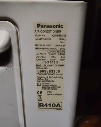 condizionatore Panasonic R410A