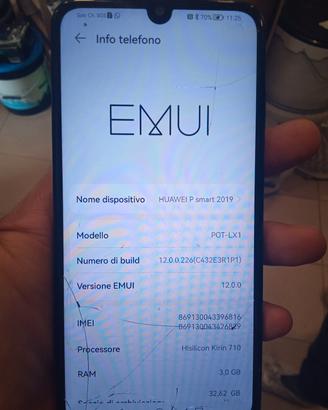 HUAWEI P SMART 2019 64 GB FUNZIONA TUTTO  USATO