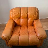 Poltrona in pelle
