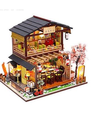 CUTEBEE Miniatura casa delle Bambole con mobili,