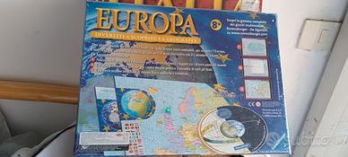 2 Puzzle cartina geografica Italia ed Europa