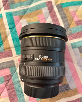 Sigma 10-20mm f/4-5.6 EX dc hsm